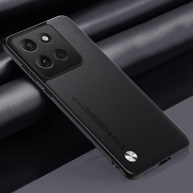 Leder Handyhülle für Motorola Moto G05 G15 G35 G45 G55 G56 G67 G75 G86 Power in Schwarz mit Silikon Vollschutz - Bild 1