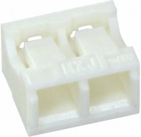 Molex Buchsengehäuse-Kabel in Weiß mit einem Rastermaß von 2,00 mm - Bild 1