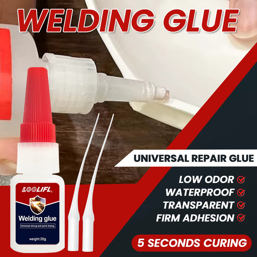 LOOLIFL Acrylkleber transparent, wasserbasierter und schnell trocknender Allzweckkleber für Holz, Gummi, Leder, Kunststoff, Metall und Schmuck - Bild 2
