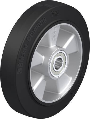 Blickle ALEV 200/20K Schwerlast-Rad in Schwarz mit Aluminium, Durchmesser: 200 mm, Tragfähigkeit: 500 kg - Bild 1