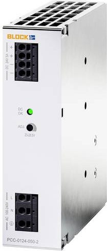 BLOCK PCC-0124-050-2 Schaltnetzteil 24 V/DC 5A 120W Weiß - Bild 1