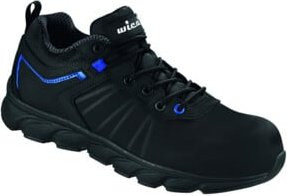 WICA Halbschuh VEZZO aus Leder in Schwarz und Blau, S3 SRC, Größe 45 - Bild 1