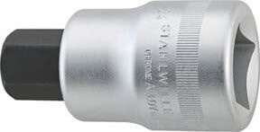 Stahlwille INHEX-Einsatz SW.27mm L.90mm aus Edelstahl in Silber - Bild 1