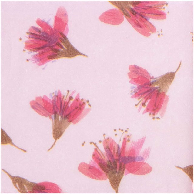 Rico Design Paper Poetry Seidenpapier Blüten Rosa, 5 Bogen, Breite: 50 cm, Höhe: 70 cm - Bild 1