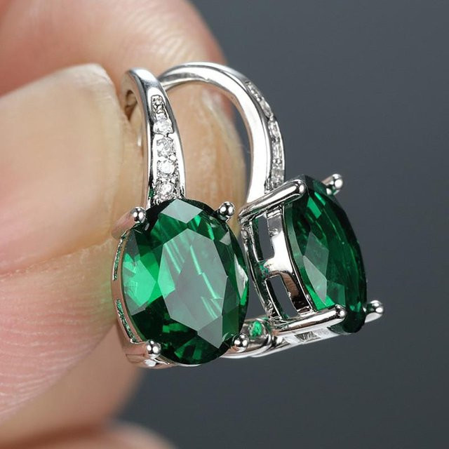 YIRAN Jewelry Hängeohrringe, Kupfer, Zirkonia, Damen - Bild 1