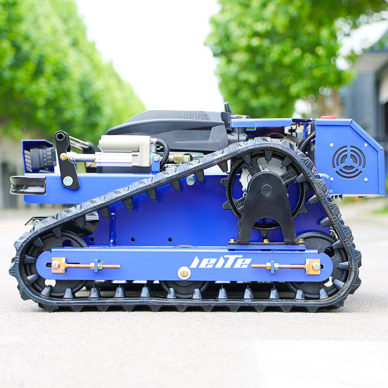 LEITE Ferngesteuerter Raupenmäher Mini-Roboter-Schlegelmäher mit Arbeitsbreite 50 cm in Blau - Bild 2