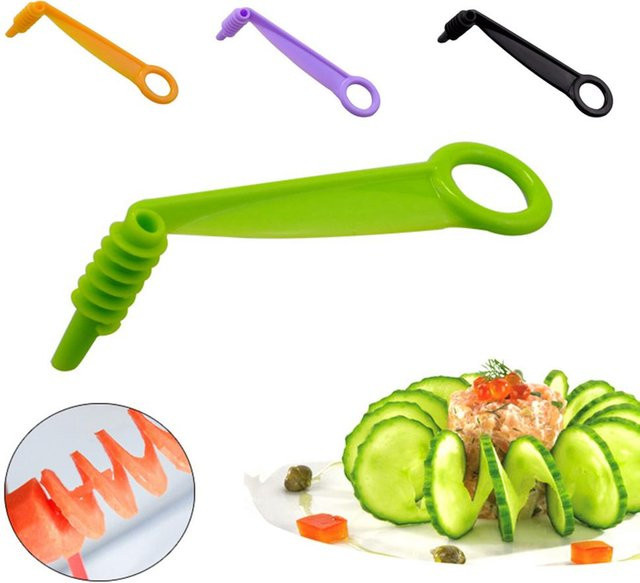 Lachepper Spiralschneider für Obst und Gemüse in Grün - Bild 1