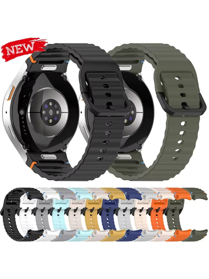 Geekthink Uhrenarmband Silikon, Schwarz, Unisex - Bild 7
