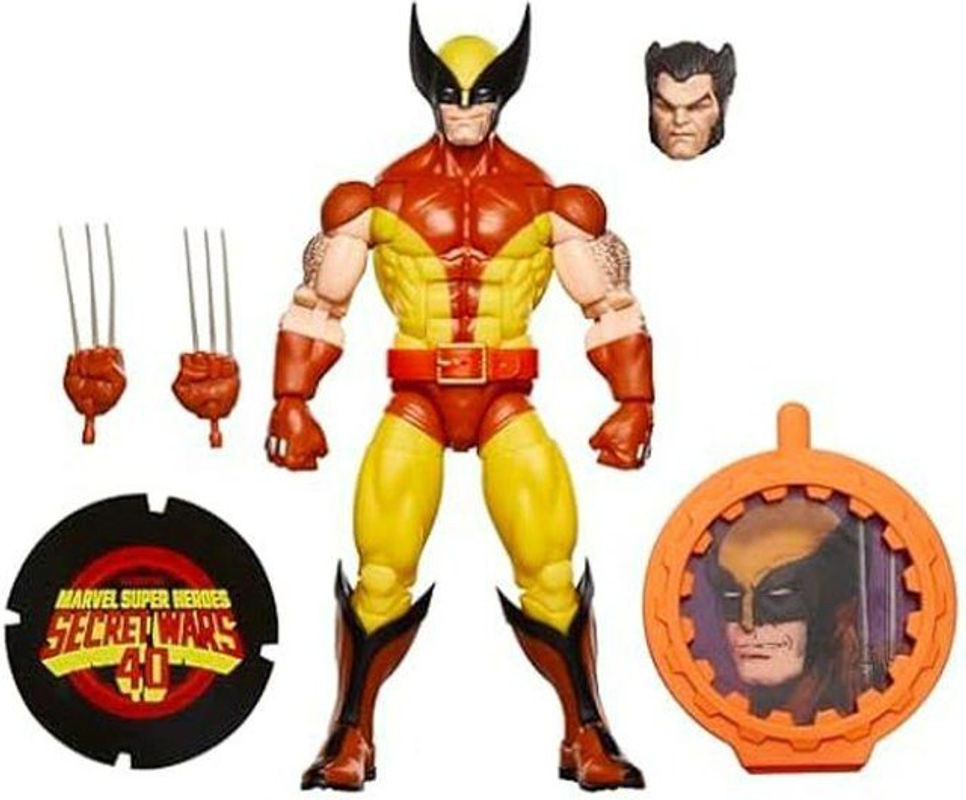 MARVEL Wolverine Sammlerfigur aus Kunststoff in Gelb und Blau, Höhe: 15 cm - Bild 1