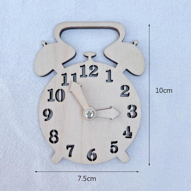 Binchi Montessori Activity Board Bastel-Uhr, Holz, ab 3 Jahre - Bild 1