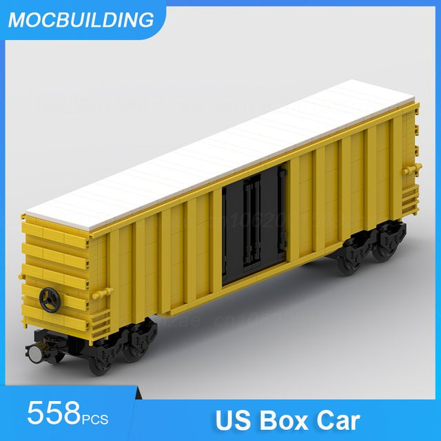 MOCBUILDING Bausteine Set Gelb – Kreatives DIY Modell für Auto oder Tankwagen zum Montieren und Sammeln - Bild 1