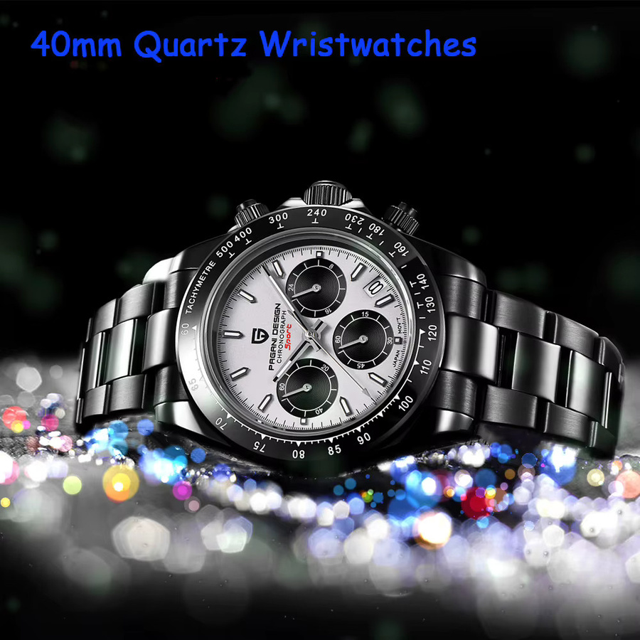 PAGANI DESIGN Chronograph, Quarz, Edelstahl, Saphirglas, Herren - Bild 4