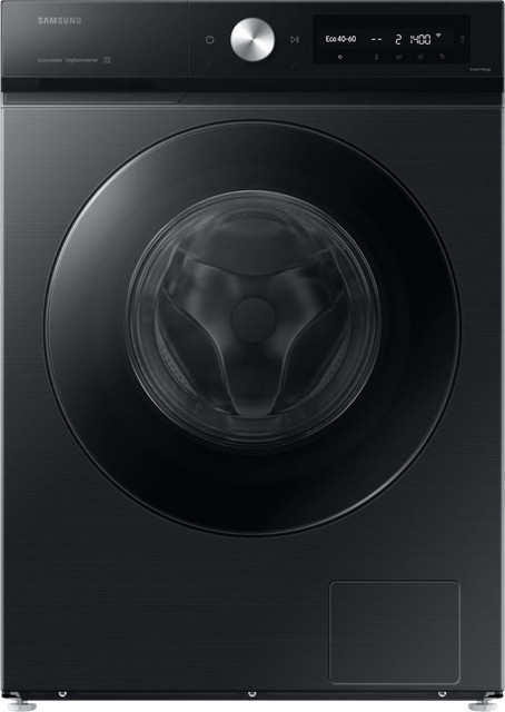 Samsung Bespoke AI Waschmaschine WW8400D Frontlader mit QuickDrive und AI Wash, 9 kg, Schwarz - Bild 1