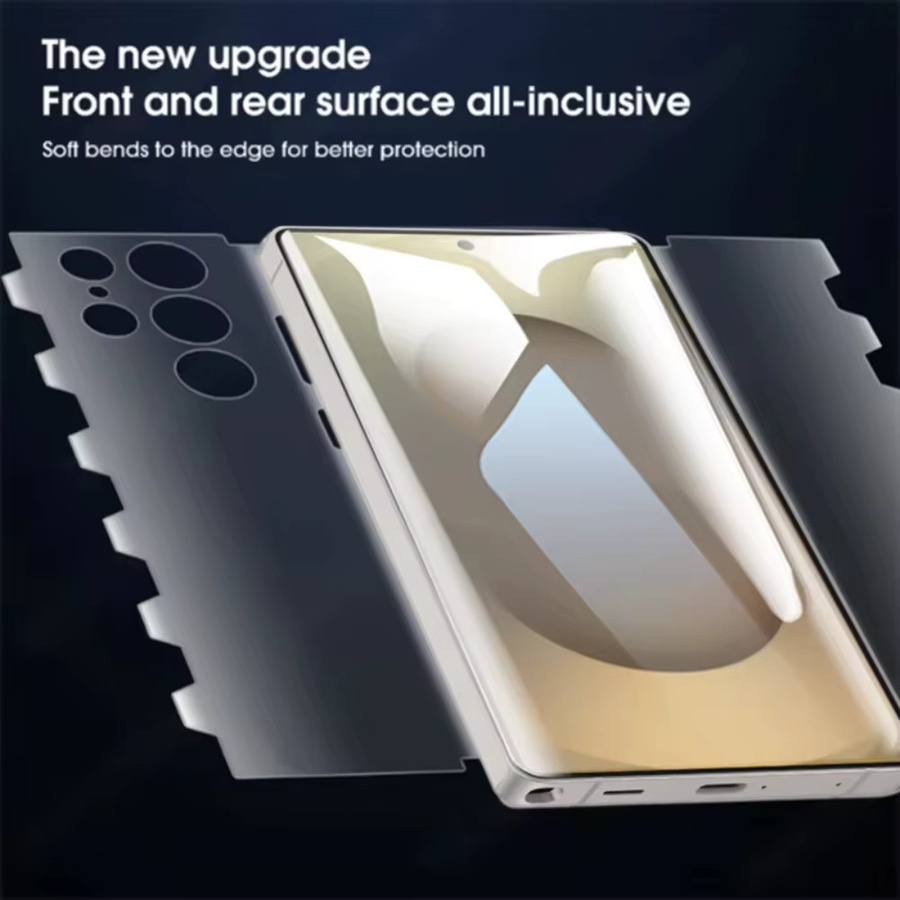 3er Pack Samsung Hydrogel Displayschutz Folie für S26 Ultra S25 S24 S23 S22 S21 S20 Ultra Plus FE Transparent - Bild 2