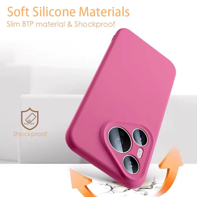 Magnetische Silikon Schutzhülle mit Linsenschutz für Xiaomi Poco F8 F7 Ultra F6 F5 Pro in Weiß - Bild 1