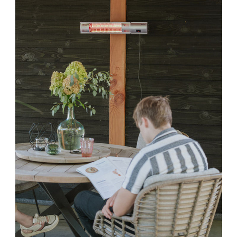 sunred Terrassenheizung Ultra silberfarben 2000 W für bis zu 24 m2 - Bild 2