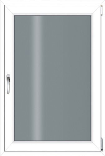 RORO Kunststoff-Fenster KOMFORT B70 in Weiss mit Klarglas, Breite: 60 cm, Höhe: 90 cm - Bild 1