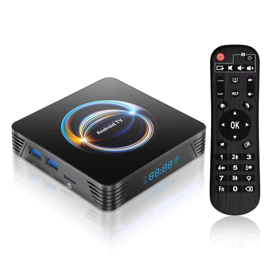YOZHIXU Android 16 TV Box X66 Smart Media Player mit RK3528, 8GB RAM, 128GB ROM, Bluetooth 6.0, Wifi 6 und 5G Unterstützung, 8K Video, Schwarz - Bild 5