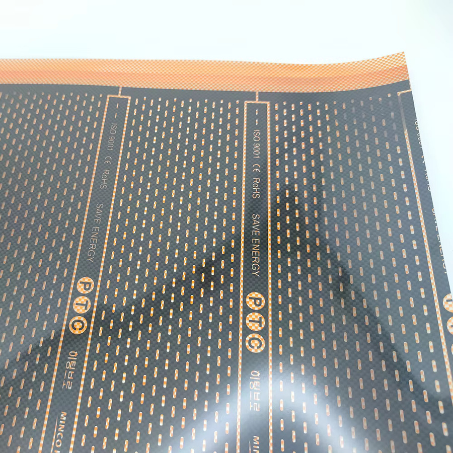 Minco Heat Infrarot-PTC-Heizkissen Schwarz, Energiesparende Bodenmatte mit 150 W/m2 und max. 45 °C - Bild 4