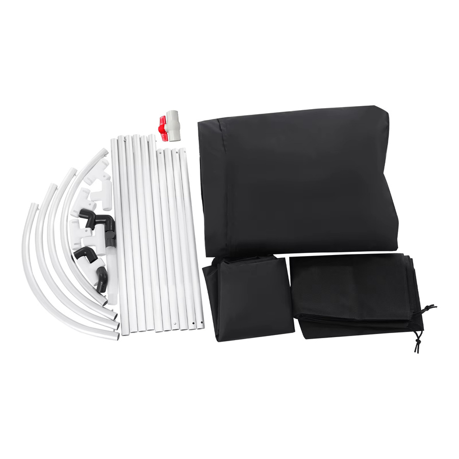 Bymaocar Tragbare aufblasbare Badewanne für Camping und Zuhause, Schwarz, B/T/H: 115 x 57 x 55 cm - Bild 5