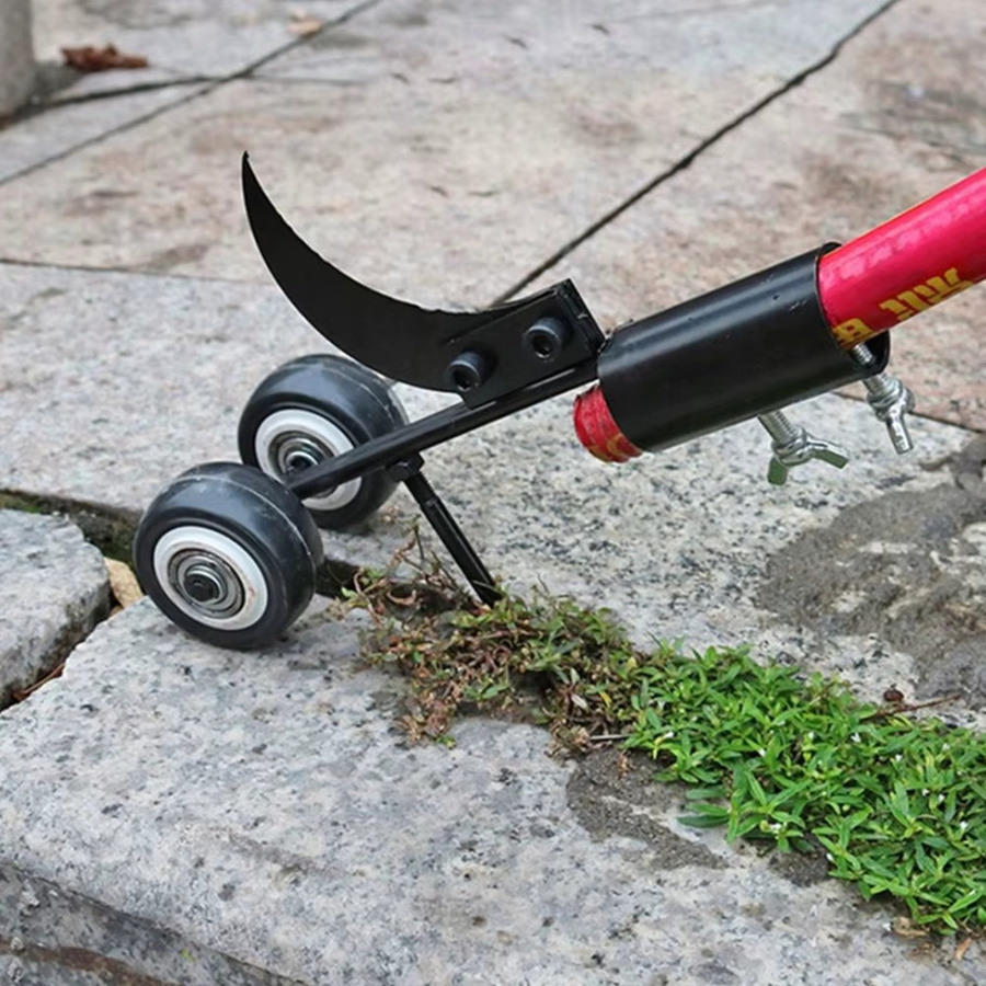Scimitar Weed Puller mit Rädern und Stiel – Unkrautstecher und Unkrautzieher für den Garten und Bürgersteig - Bild 3