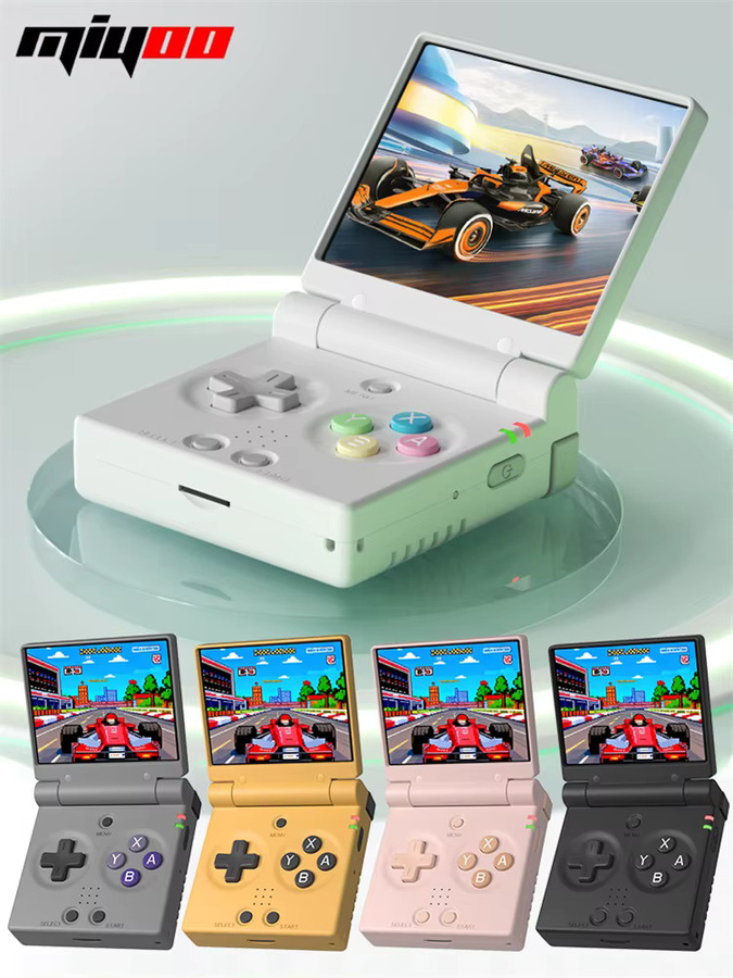 MIYOO Mini Flip Retro Handheld-Spielkonsole mit 2,8 Zoll IPS-Bildschirm in Schwarz - Bild 7