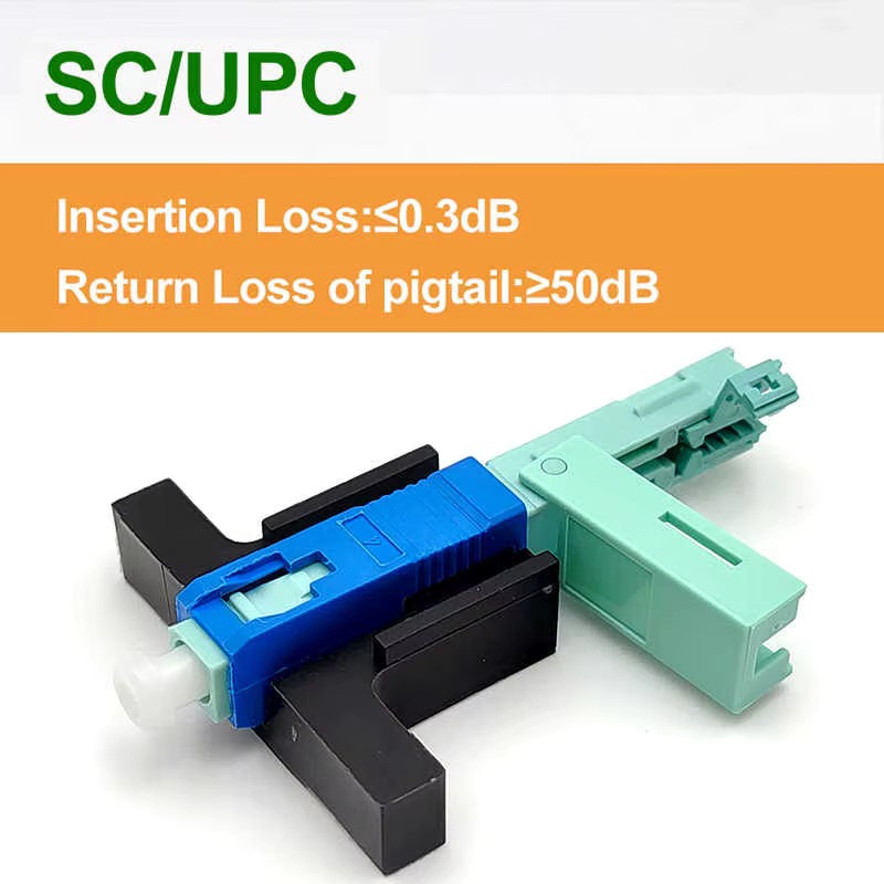 sevenlayer SC UPC APC Glasfaser-Kaltverbinder Singlemode für 3,0mm und 2,0mm Kabel zur Schnellmontage FTTH - Bild 2