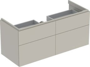 Geberit Waschtischunterschrank Xeno2 in Greige mit 4 Laden, B/T/H: 117,4 x 46,2 x 46,2 cm - Bild 1
