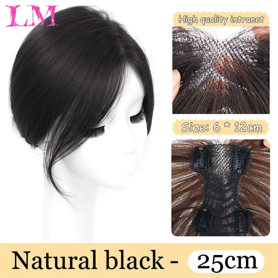 LM Clip-In Toupet für Damen, Synthetisches Haarteil mit Echthaar-Optik - Bild 2