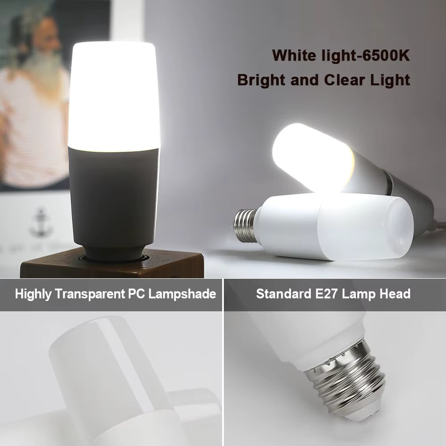 5er Set YNL LED Lampen mit E27 Sockel in Weiß für Wohnzimmer und Haushalt - Bild 4
