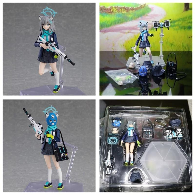 Figma Blue Archive Sunaookami Shiro 567 Gelenkige Actionfigur - Bild 2