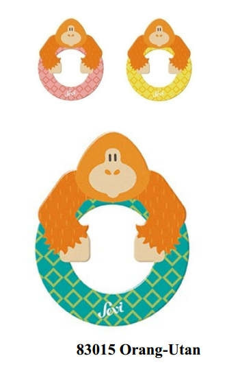 Sevi Holzbuchstabe Buchstabe O Orang-Utan - Bild 1