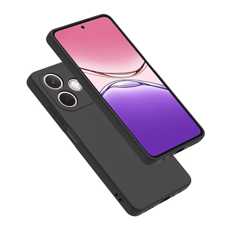 Schutzhülle für OPPO Reno 13F und Realme 14 Pro Plus 5G Neo7 C75, Weiche TPU Handyhülle in Schwarz Matt - Bild 3