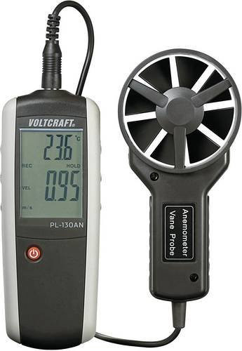 Voltcraft Anemometer PL-130 AN in Grau mit Messbereich 0,4 bis 30 m/s - Bild 1