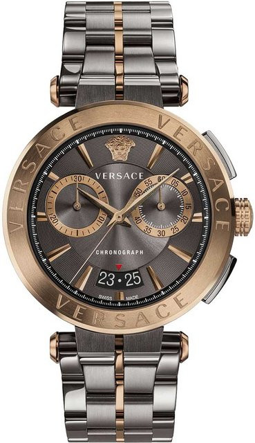 Versace Chronograph, Quarz, Edelstahl, 45 mm, Herren - Bild 1