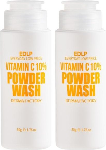 Derma Factory Vitamin C 10% Enzym-Puderwaschmittel, 2 x 50 g, Unisex - Bild 1