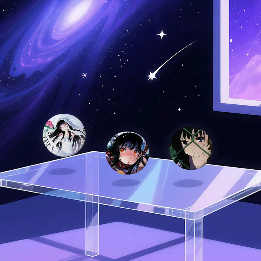Bilibili Broschen Weißblech, Anstecknadeln - Bild 3