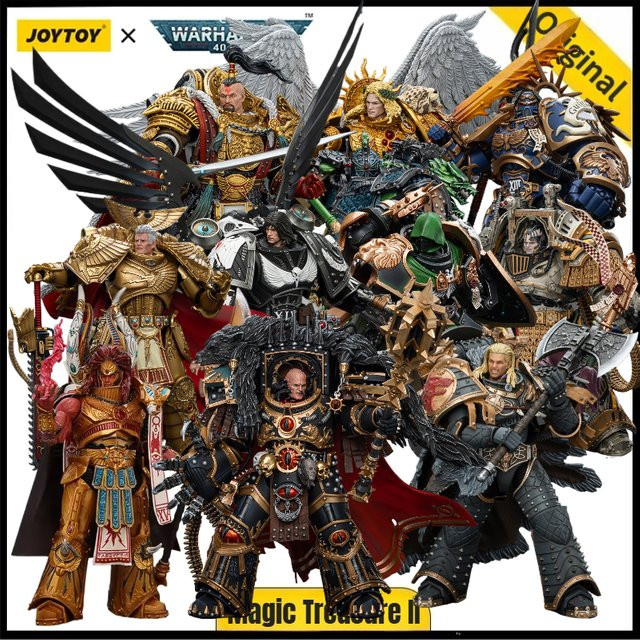 JOYTOY Warhammer 40K Primarch der Sanguinius Horus Jonson Jaghatai Khan Guilliman Rogal Dorn Magnus Leman Russ Perturabo, Einzelfigur, 1/18 - Bild 1