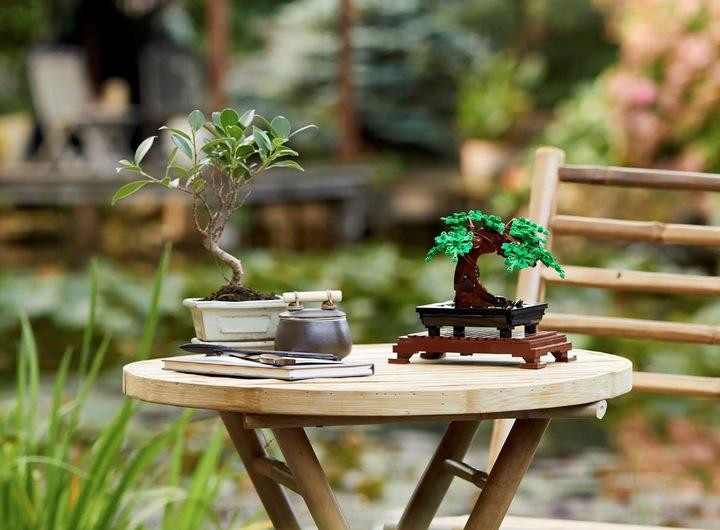 LEGO Bonsai-Baum Dekoration Set in Grün und Rosa für Erwachsene - Bild 5