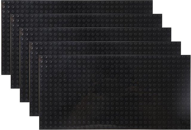 Wucifang Bags Grundplatte Bausteine Zubehör, 5-teiliges Set, schwarz - Bild 1