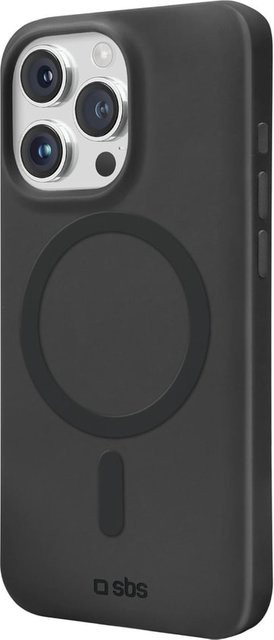 SBS Instinct Mag MagSafe-kompatible Hülle für iPhone 16 Pro, Schwarz - Bild 1