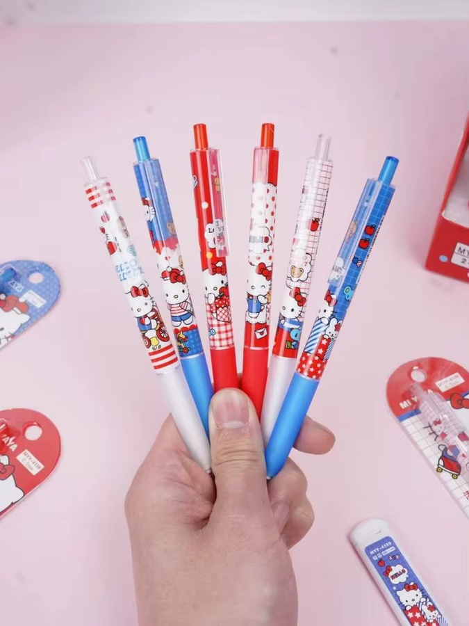 Sanrio Hello Kitty Druckbleistift mit 0,5 mm Mine in Mehrfarben für Schulbedarf - Bild 5
