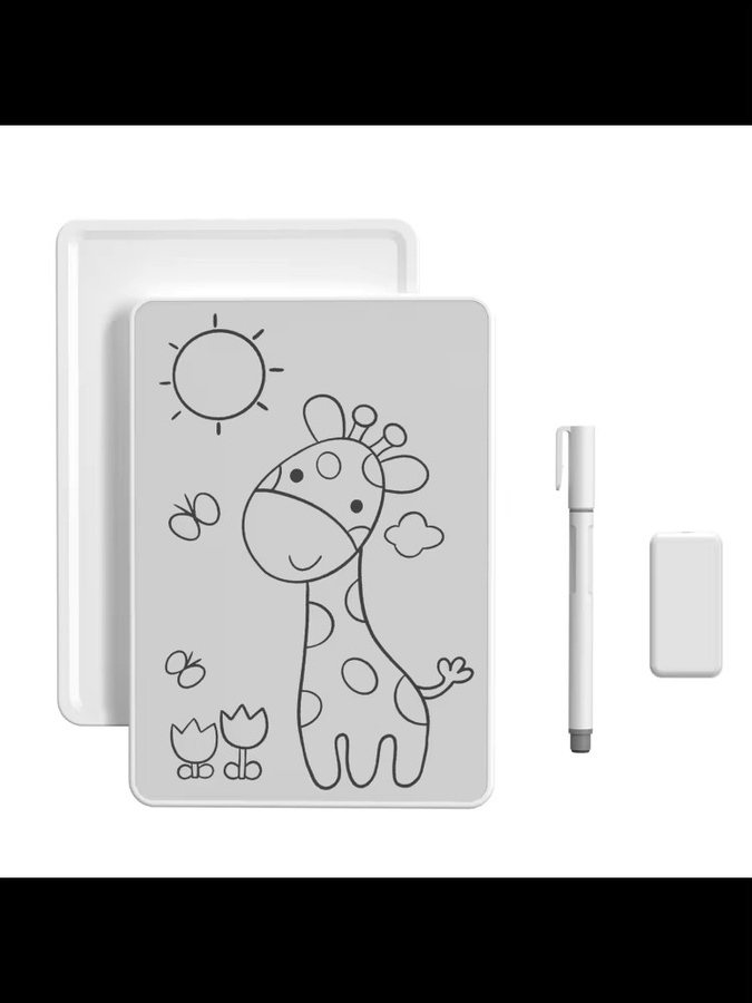 A4 Magnet-Schreibtafel Whiteboard in Weiß zum Zeichnen und Notieren inklusive 0,8-mm-Stift - Bild 2