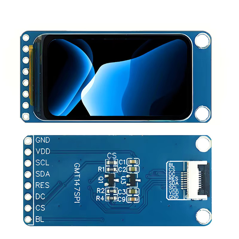 Estardyn 1,47 Zoll TFT LCD-Display ST7789 SPI Vollfarbiger Bildschirmmodul mit Weitwinkelansicht in Blau, Auflösung 172 x 320 - Bild 5