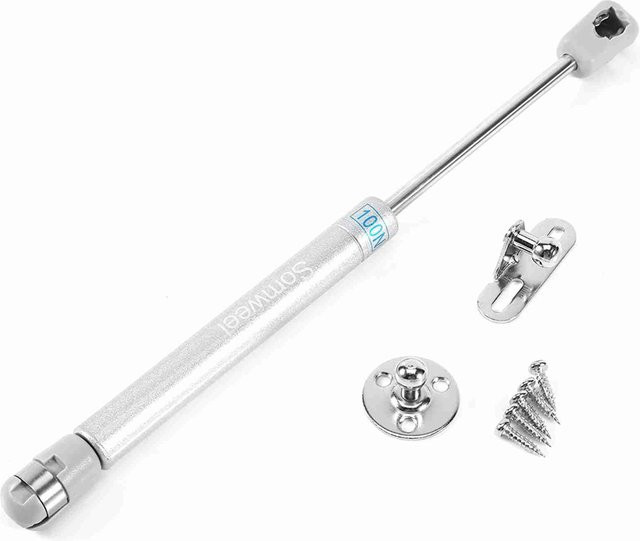 GoolRC Pneumatische Gasfeder als Türlift und hydraulische Unterstützung für Küchenschrank-Scharniere in Silber - Bild 1