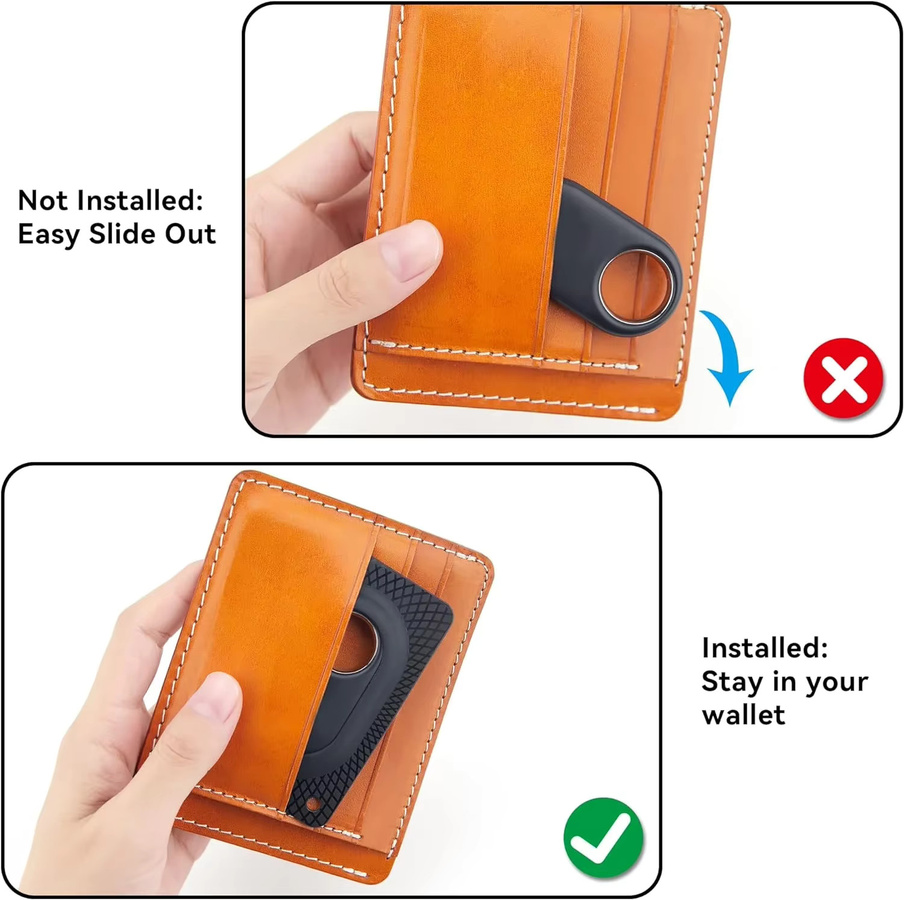 Samsung Galaxy SmartTag 2 Karten-Schutzhülle für Geldbörse und Rucksack, Farbe: Weiß - Bild 3