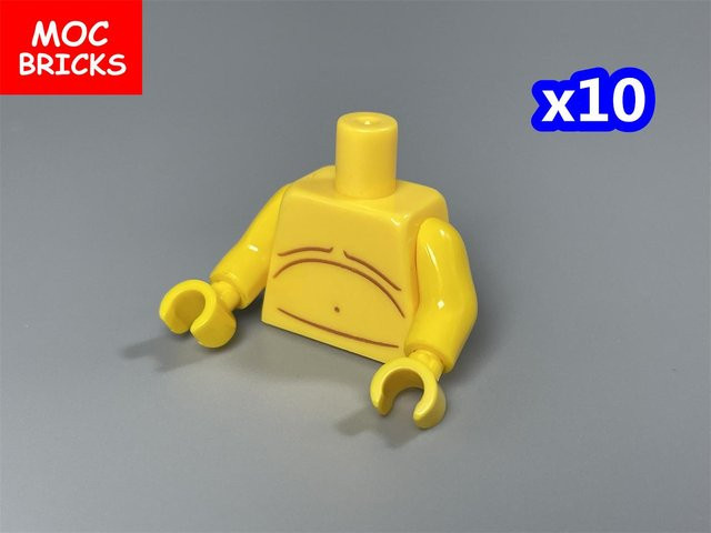 Yiran toy MOC Steine Torso Körper Mann Muskelhose, 10-teiliges Set, ab 6 Jahren - Bild 1