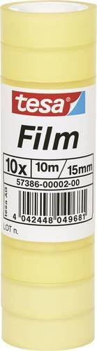 tesafilm Standard Klebefilm von Tesa in Transparent, 10er Pack, Breite: 15 mm, Länge: 10 m - Bild 1