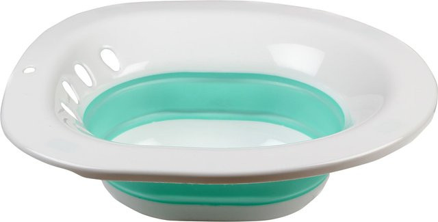 Vital Comfort Faltbares Bidet-Becken aus Kunststoff, Weiß, B/T/H: 39,0 x 36,0 x 12,0 cm - Bild 1
