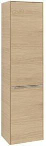 V&B Hochschrank Subway 3.0 mit Glastüren in Silber, B/T/H: 40 x 36,2 x 171 cm - Bild 1